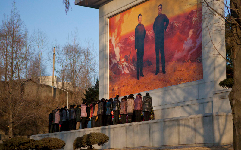 Illustration for article titled Communist Leaders Are Still Watching Us in These Monumental Portraits